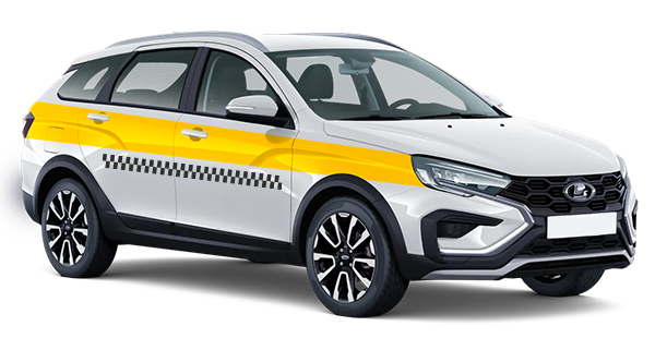 Lada Vesta SW Cross под такси